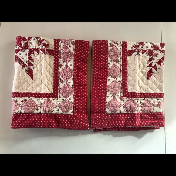 SET OF 2 QUILTED STANDARD PILLOW COVERS/CASES - Picture 4 of 4